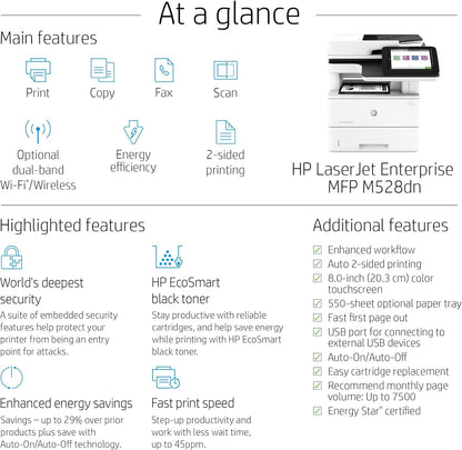 HP LaserJet Enterprise MFP M528dn (1PV64A)