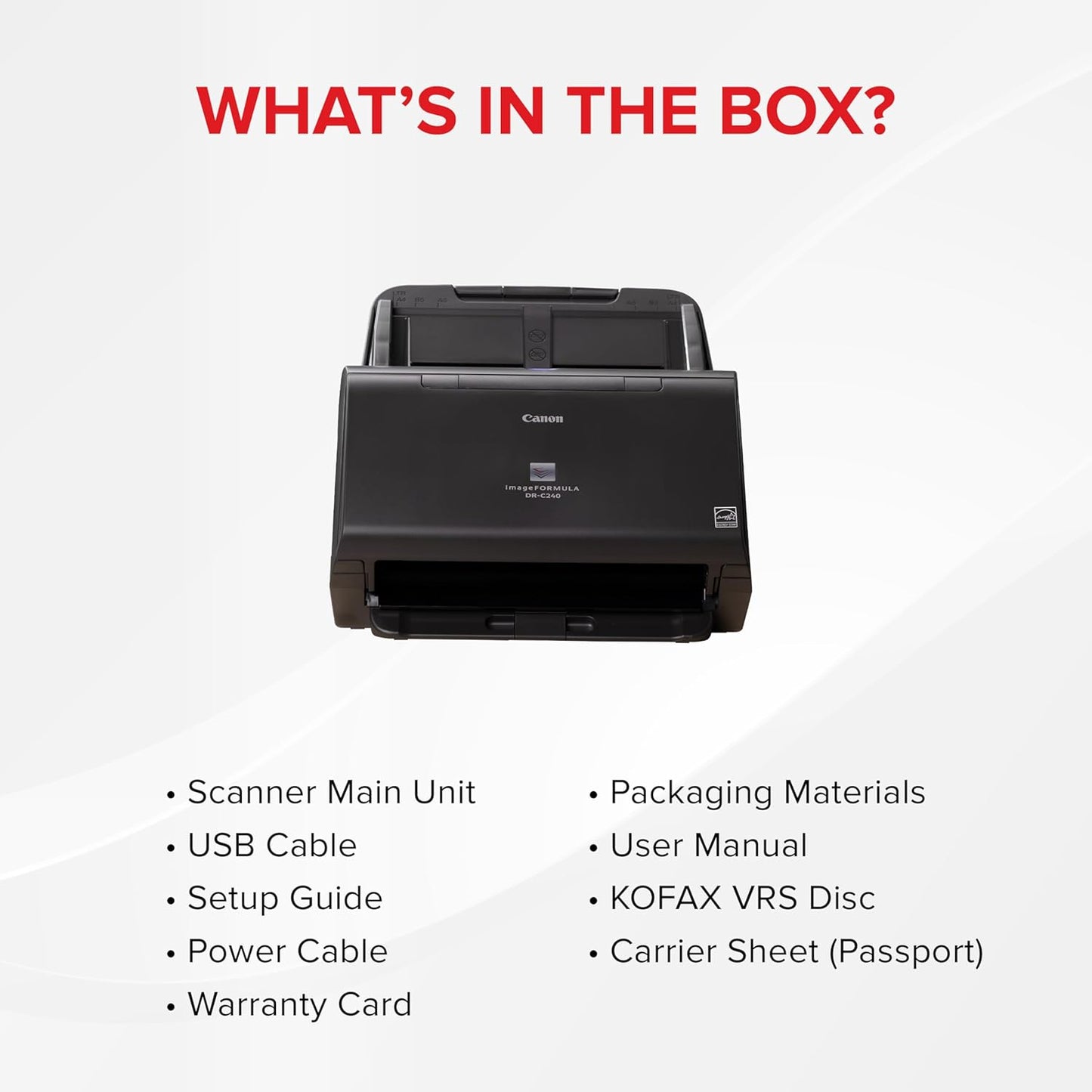 Canon DR-C240 Office Document Scanner