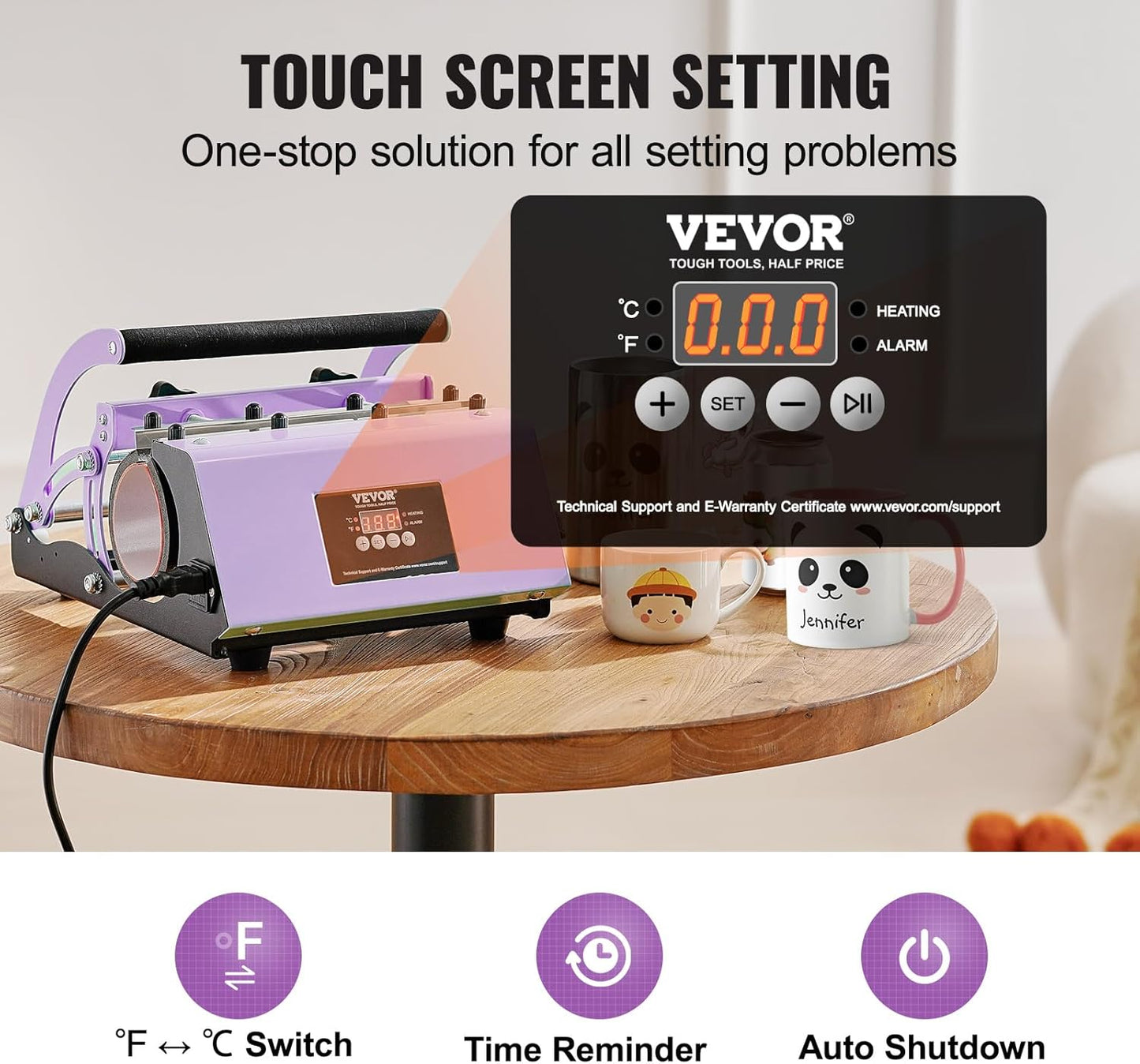 VEVOR Tumbler Heat Press Machine