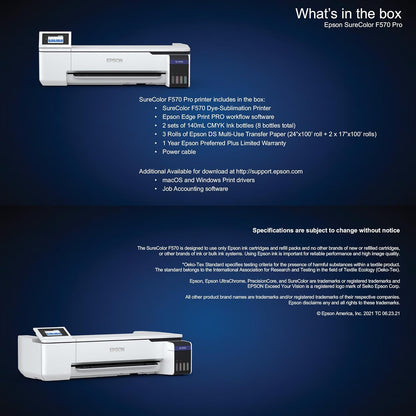 Epson SureColor F570 Dye-Sublimation Printer